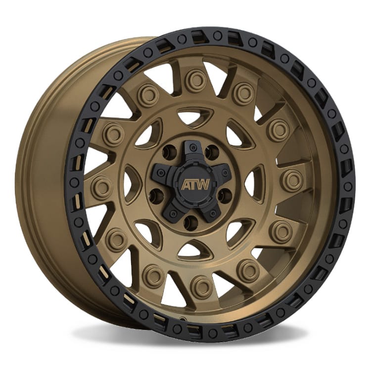 ATW Off-Road CONGO 20x10 SATIN SAND BRONZE / BLACK LIP