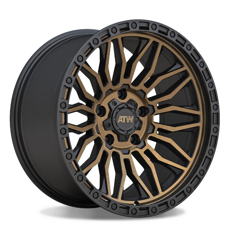 ATW Off-Road NILE 20x10 MATTE MACHINED BRONZE / SATIN BLACK