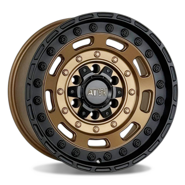 ATW Off-Road COMANCHE 17x9 BLACK / BRONZE BLACK LIP
