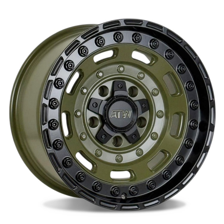 ATW Off-Road COMANCHE 17x9 MILITARY GREEN / BLACK