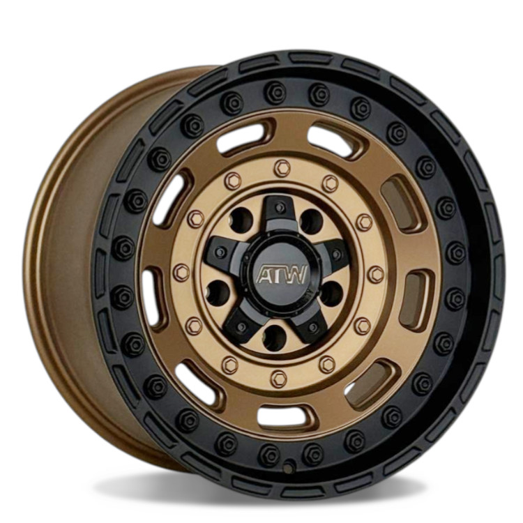 ATW Off-Road COMANCHE 17x9 BLACK / BRONZE BLACK LIP