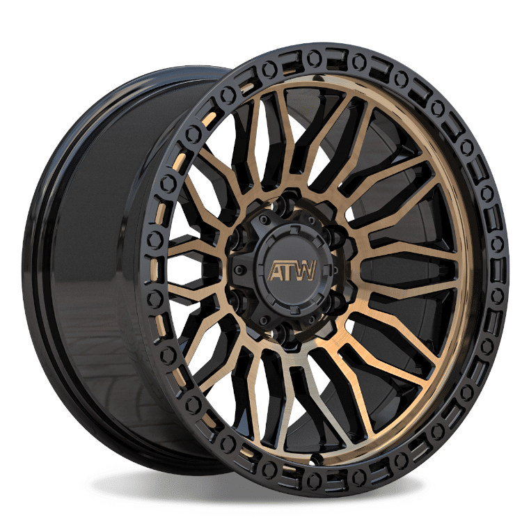 ATW Off-Road NILE 20x9 MATTE MACHINED BRONZE / SATIN BLACK