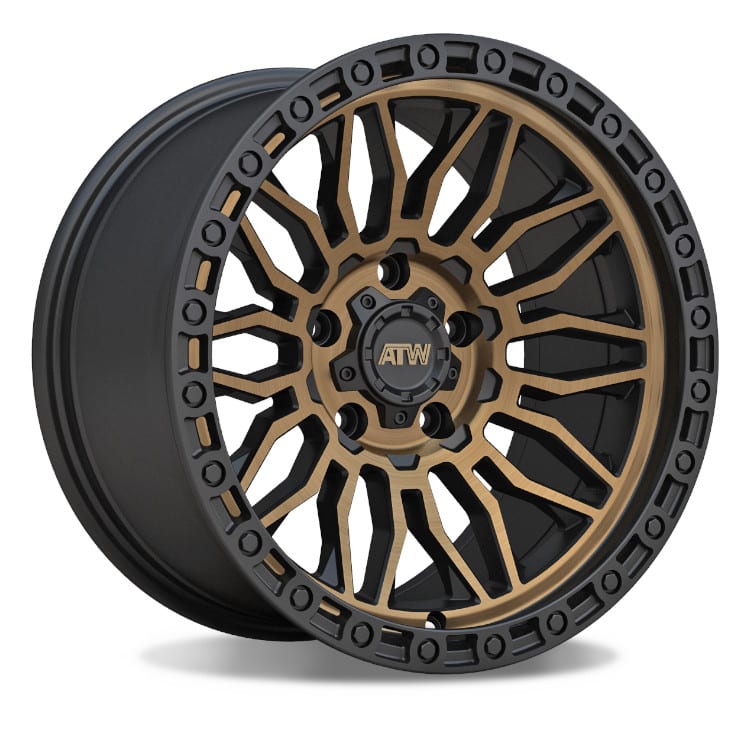 ATW Off-Road NILE 17x9 MATTE MACHINED BRONZE / SATIN BLACK