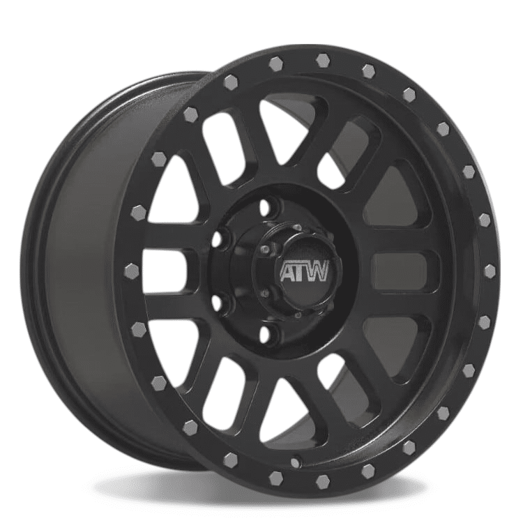 ATW Off-Road PANZER 17x9 ALL SATIN BLACK