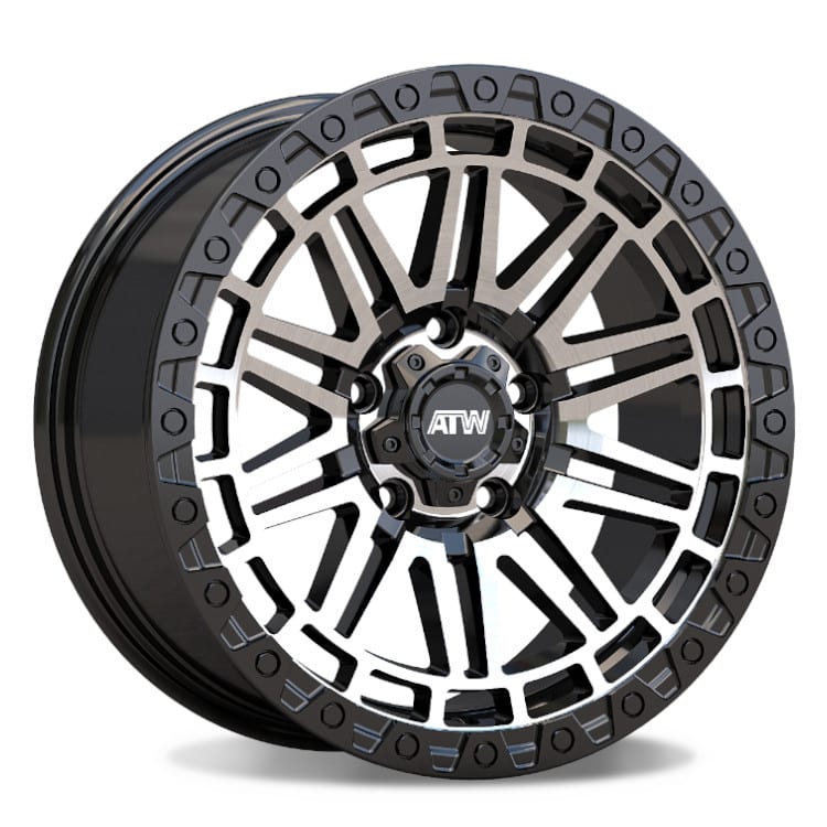 ATW Off-Road YUKON 17x8 MACHINED BLACK